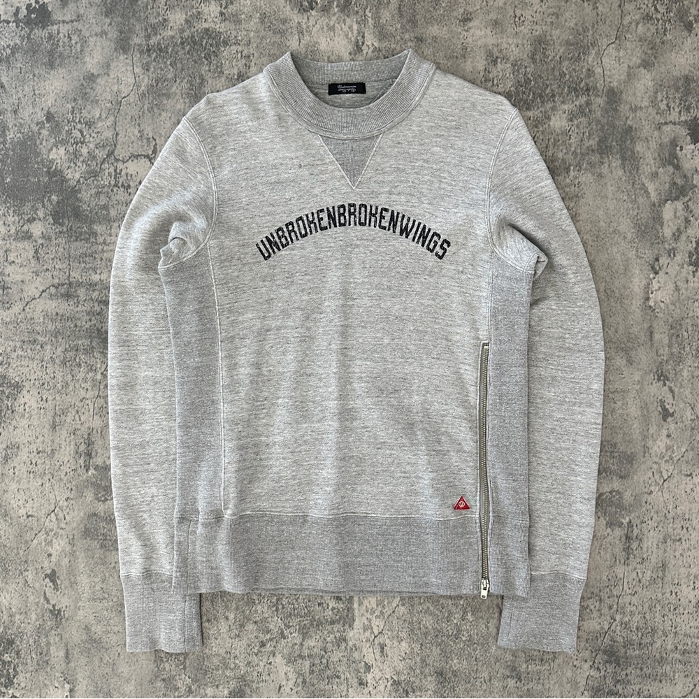AW08 Undercover “Unbrokenbrokenwings” Side-Zip Crewneck